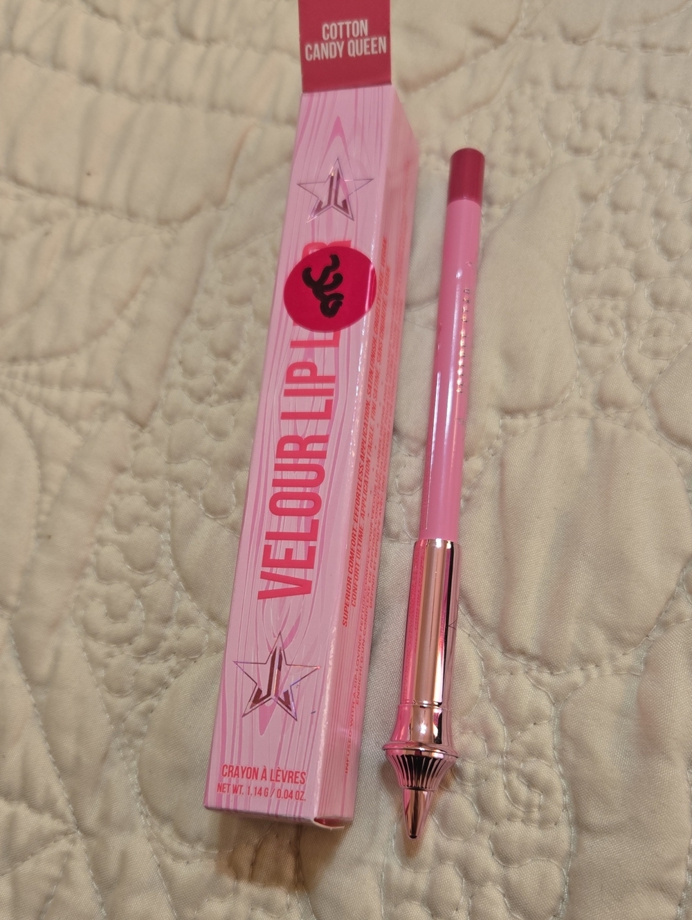 Jeffree Star Velour Lip Liner - Cotton Candy Queen Pink
